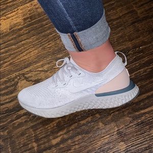 Grey Nike running tennis shoes!